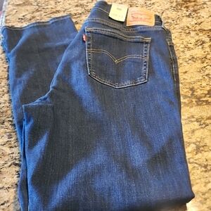 Levi's Womens 724 high rise slim straight jeans NWT